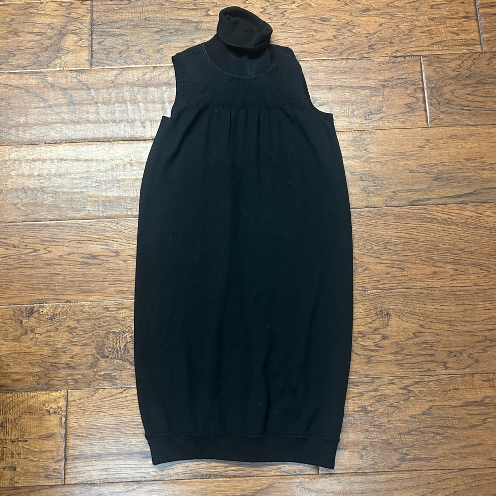 Calvin Klein Turtleneck sleeveless Midi Dress‎